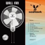 Sea Hawk Wall Mount Fan 3–Speed