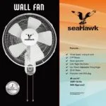 Sea Hawk Wall Mount Fan  3–Speed