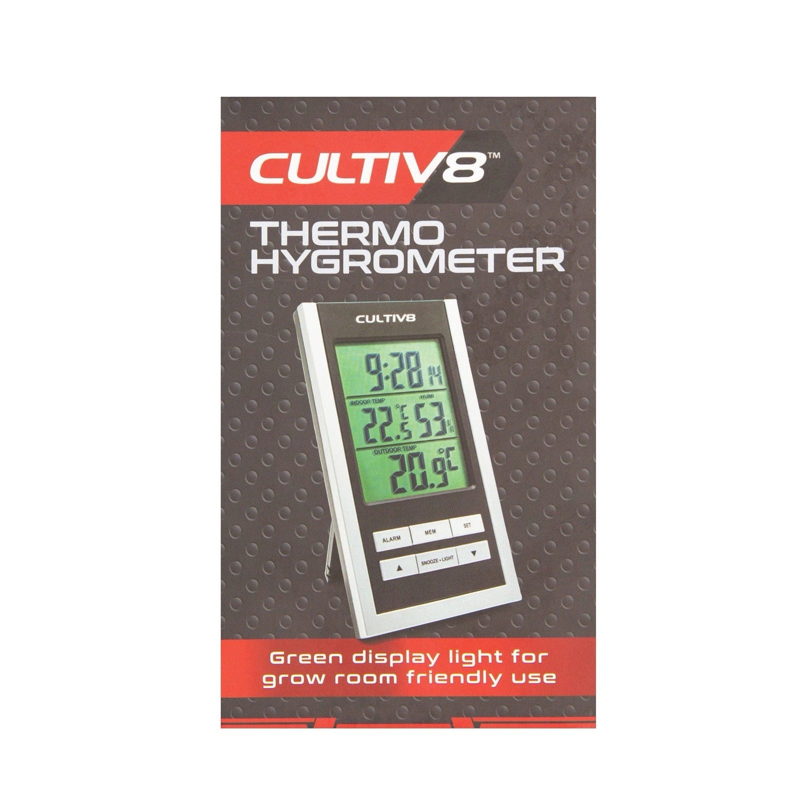 Temperature and Humidity Gauge Cultiv8 (Hygrometer)
