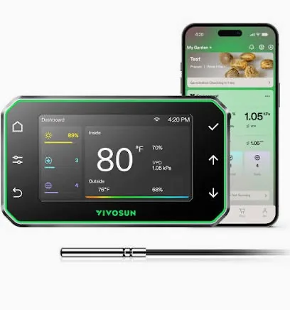 Vivosun 6'' Grow Tent Ventilation Kit – Inline Duct Fan + Carbon Filter & E42A+ - Image 5